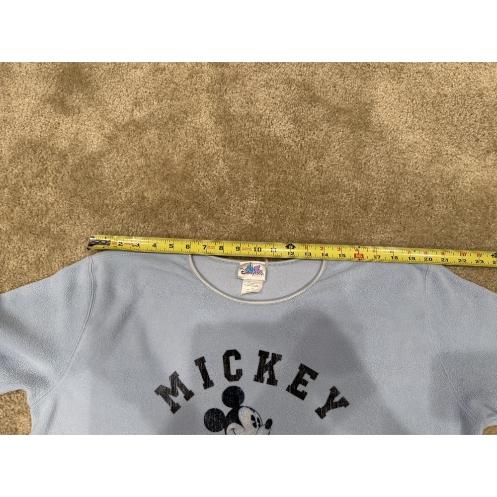 Vintage Mickey Mouse Disney Sweatshirt Sz XL 90s Crewneck Polyester Disneyland - Picture 6 of 9